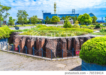 橫濱舊海關辦公室的街景 78559414