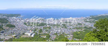 View from Mt. Tengu, Otaru (with video material taken at the same time) View from Mt. Tengu, Otaru (with video material taken at the same time) 78560681