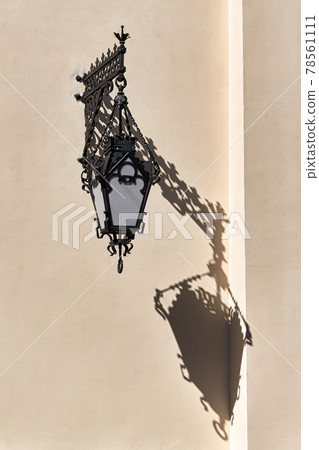 Beautiful vintage street lamp on the street of St. Petersburg Beautiful vintage street lamp on the street of St. Petersburg 78561111