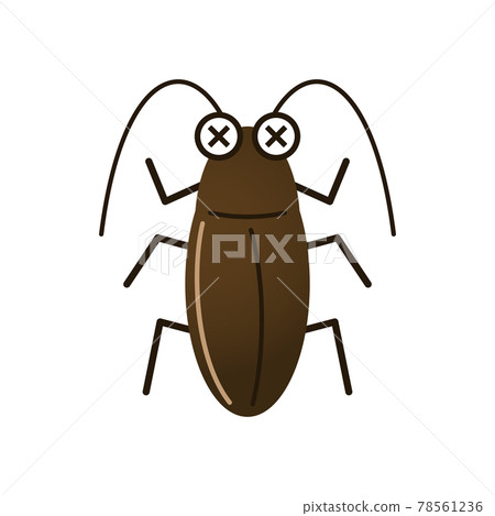 Illustration image of a weakened cockroach 78561236