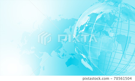Blue digital network image white background 78561504