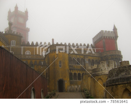 Lisbon, Portugal Sintra Fog Pena Palace Lisbon, Portugal Sintra Fog Pena Palace 78561641
