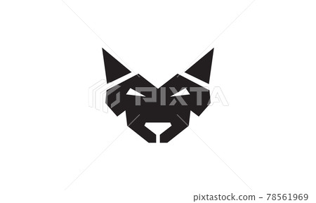 unique shape silhouette head goat logo vector icon illustration design 78561969
