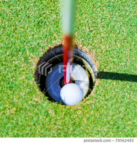 Golf hole-in-one tip-in [Lucky image] 78562483