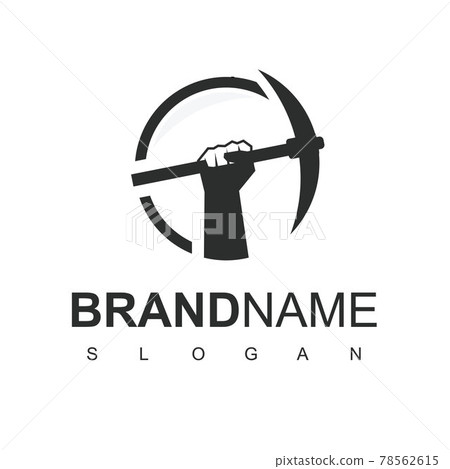 Mining Logo Design Template Vector Illustration Mining Logo Design Template Vector Illustration 78562615