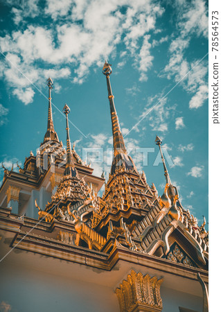 Loha Prasat temple in Bangkok old town in Thailand Loha Prasat temple in Bangkok old town in Thailand 78564573