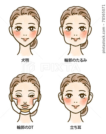 各種輪廓集（帶正面字母） 78565071