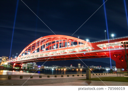 神戶大橋在晚上 神戶大橋在晚上 78566019