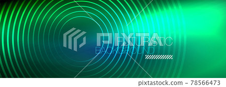 Dark abstract background with glowing neon circles. Trendy layout template for business or technology presentation, internet poster or web brochure cover, wallpaper Dark abstract background with glowing neon circles. Trendy layout template for business or technology presentation, internet poster or web brochure cover, wallpaper 78566473