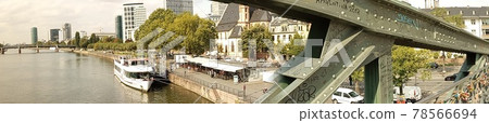 German Eiselner Steg bridge landscape, river surface German Eiselner Steg bridge landscape, river surface 78566694