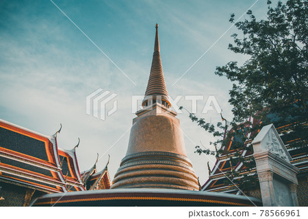 Wat Ratchabophit Sathitmahasimaram temple in Bangkok, old Town, Thailand 78566961