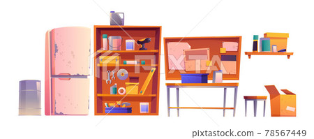 Garage equipment for carpentry and repair works Garage equipment for carpentry and repair works 78567449