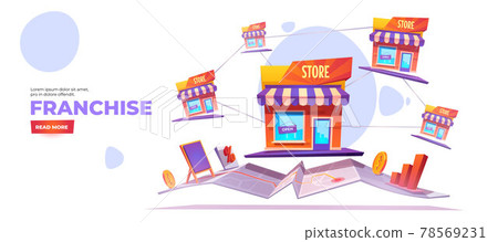 Franchise, small business branch expansion banner 78569231