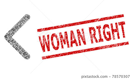 Direction Left Recursion Collage of Direction Left Items and Distress Woman Right Stamp Direction Left Recursion Collage of Direction Left Items and Distress Woman Right Stamp 78570307
