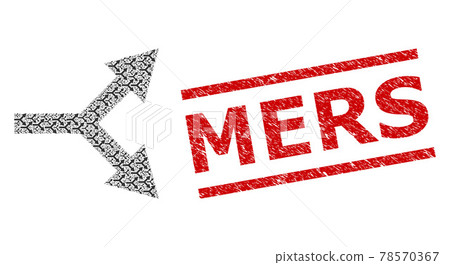Bifurcation Arrow Right Recursion Composition of Bifurcation Arrow Right Icons and Scratched Mers Stamp Bifurcation Arrow Right Recursion Composition of Bifurcation Arrow Right Icons and Scratched Mers Stamp 78570367