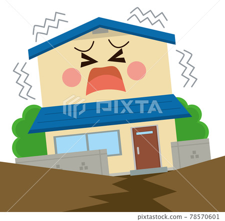 住宅災害地面沉降 78570601