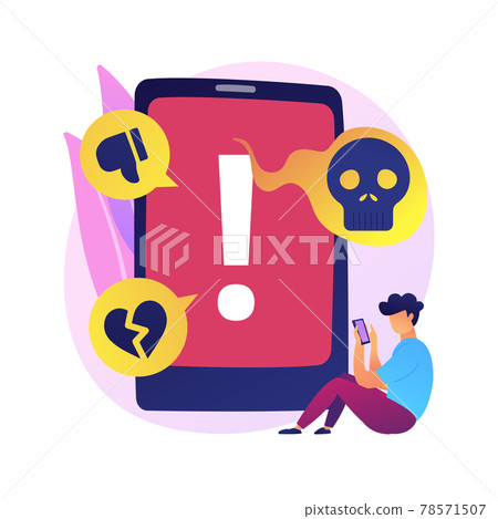 Cyberbullying vector concept metaphor Cyberbullying vector concept metaphor 78571507