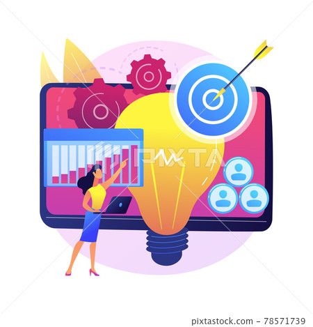 Project initiation abstract concept vector illustration. Project initiation abstract concept vector illustration. 78571739