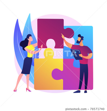 Design structure matrix abstract concept vector illustration. Design structure matrix abstract concept vector illustration. 78571740