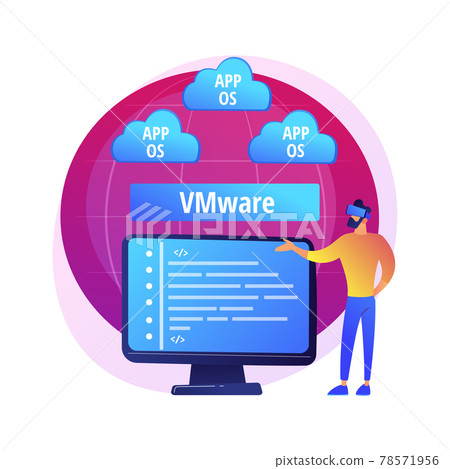Cloud information storage vector concept metaphor 78571956