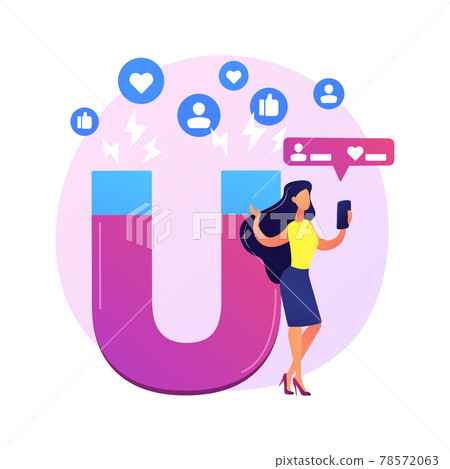Social network profile vector concept metaphor. Social network profile vector concept metaphor. 78572063