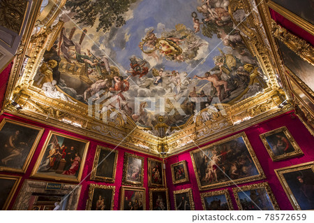 interiors of Palazzo Pitti, Florence, Italy interiors of Palazzo Pitti, Florence, Italy 78572659
