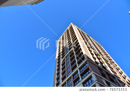 Facade of modern residential building Facade of modern residential building 78573353
