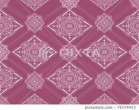 Pink mandala background 78574453