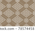 Khaki mandala background 78574458