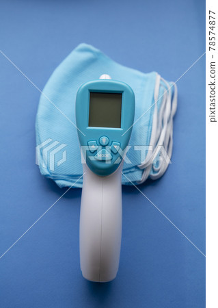 gun, mask, thermometer 78574877