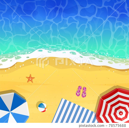 Coast of sea, ocean with sand, Coast of sea, ocean with sand, 78575688