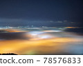 Hakodate mountain sea of clouds night view 78576833