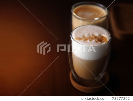 Photos of delicious coffee and latte 78577262