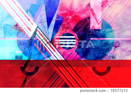Abstract geometric watercolor retro background Abstract geometric watercolor retro background 78577272