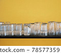 empty clear glasses 78577359