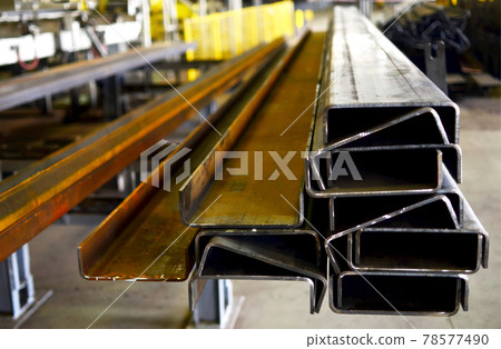 Industrial workshop of a forging plant for the production of truck frame chassis, parts accessories 78577490