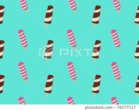 無縫模式的冰淇淋棒（冰棍） 78577517