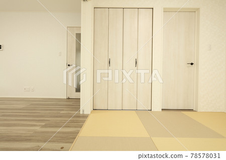 Newly built Japanese-style room and LDK 78578031