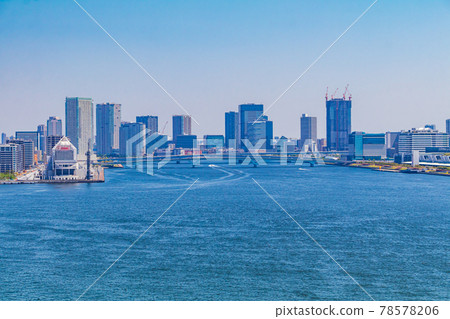 【東京街景】從彩虹橋眺望東京都 【東京街景】從彩虹橋眺望東京都 78578206