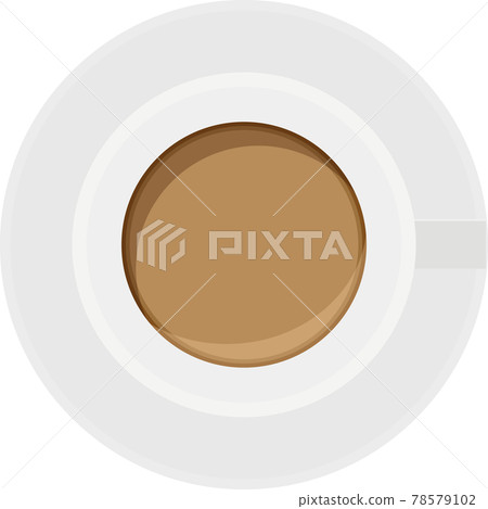 Vector illustration material of coffee, latte, hot drink Vector illustration material of coffee, latte, hot drink 78579102