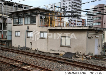 Signal station remaining on the ground station ... Sky Tree Line [Kasukabe Station] 78579369