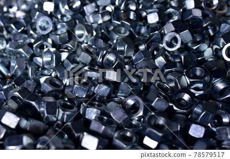 Background of screw bolts, Internal screw, bolts closeup, many screws.  Background of screw bolts, Internal screw, bolts closeup, many screws.  78579517