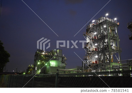 川崎市工廠夜景 川崎市工廠夜景 78581541