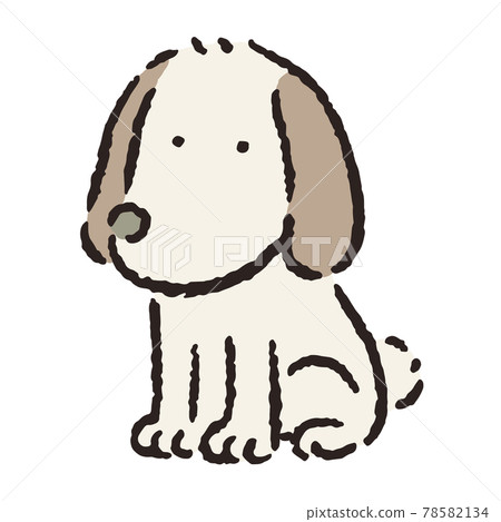 Animal_dog_sitting_drooping ears Animal_dog_sitting_drooping ears 78582134