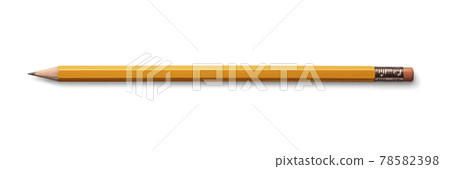 A pencil with an eraser 78582398