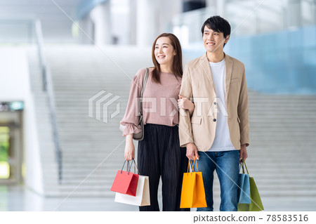 婦女購物購物夫婦 78583516