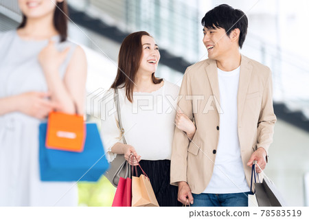 婦女購物購物夫婦 78583519