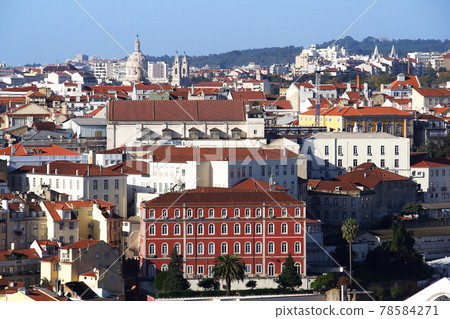 City view from Castelo de S. Jorge in Lisbon, Portugal 78584271