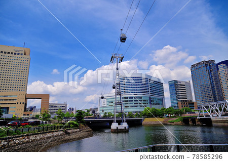 Japan's first permanent urban ropeway Yokohama Air Cabin Japan's first permanent urban ropeway Yokohama Air Cabin 78585296
