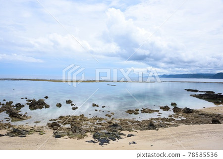 奄美大島,退潮時平靜的Kasari海 奄美大島,退潮時平靜的Kasari海 78585536